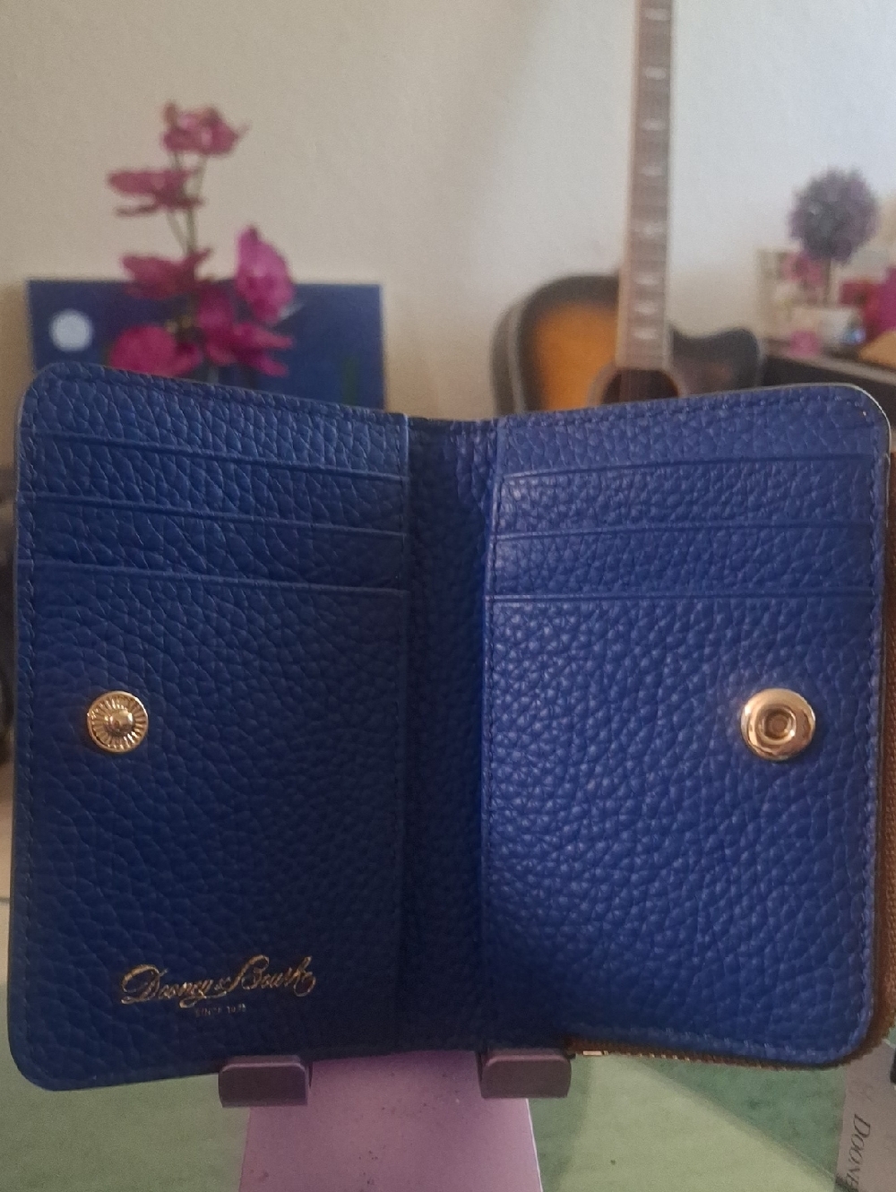 Dooney & Bourke Zip Credit Card Wallet 12 -French Blue💙 - Picture 8 of 8